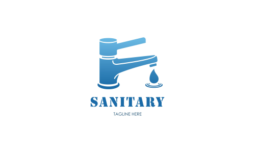 Sanitary ware logo design of icon vector illustrations