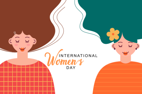 International women's day illustration march 8