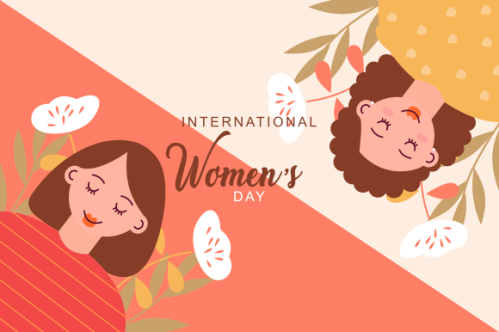 International women's day illustration march 8