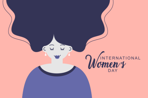 International women's day illustration march 8