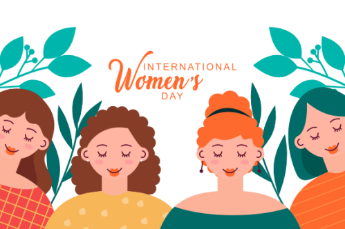 International women's day illustration march 8