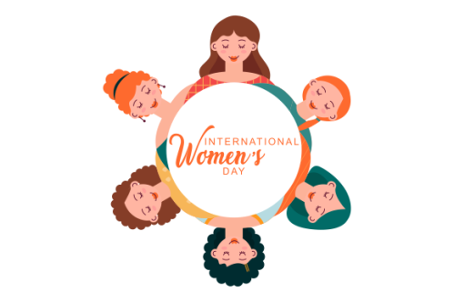 International women's day illustration march 8