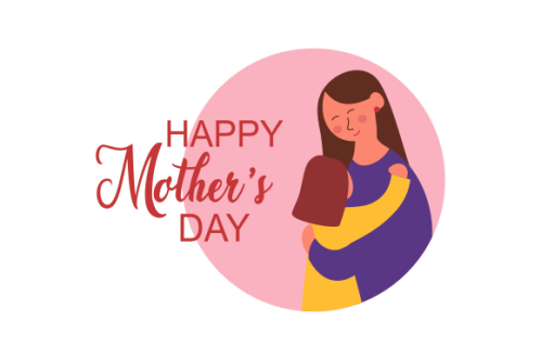 Happy mother's day background illustration concept