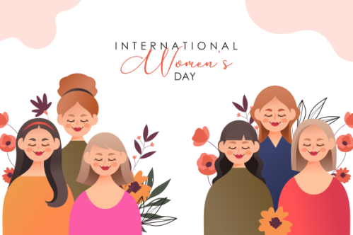 International women's day illustration march 8