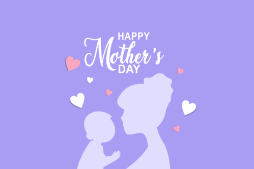 Happy mother's day background illustration concept