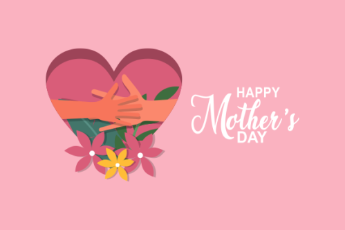 Happy mother's day background illustration concept