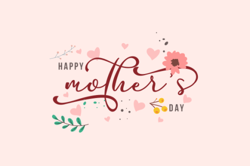 Happy mother's day background illustration concept