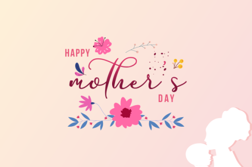 Happy mother's day background illustration concept