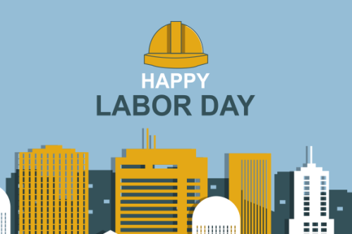 Happy international worker's labour day background vector