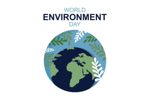 World environment day in nature illustration