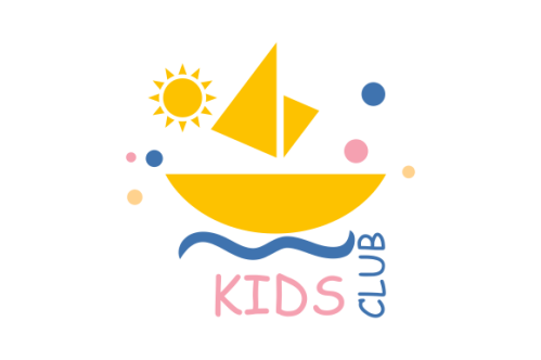 Kids land club logo. Playground logo