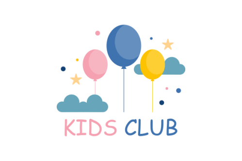 Kids land club logo. Playground logo