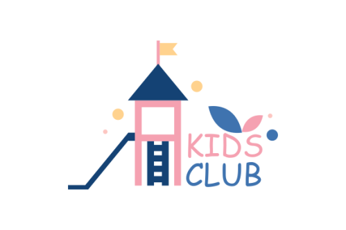 Kids land club logo. Playground logo