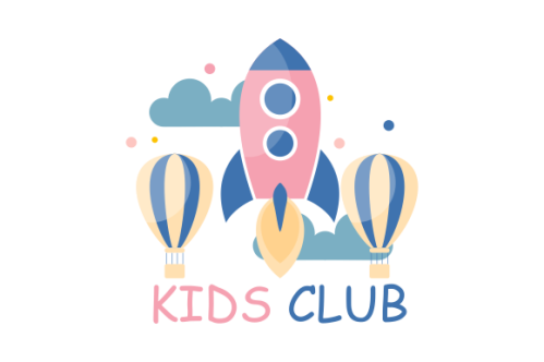 Kids land club logo. Playground logo