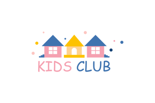 Kids land club logo. Playground logo