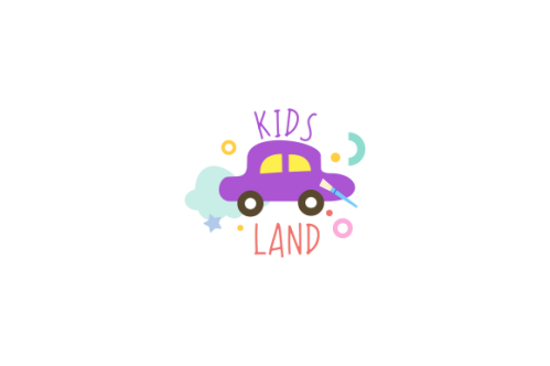 Kids land club logo. Playground logo