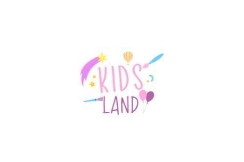 Kids land club logo. Playground logo