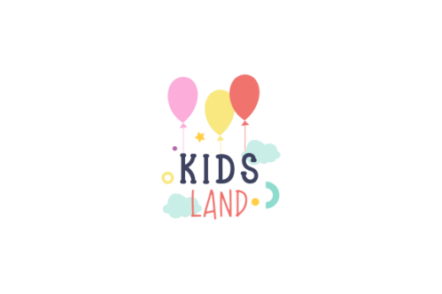 Kids land club logo. Playground logo