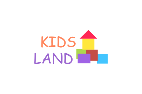 Kids land club logo. Playground logo