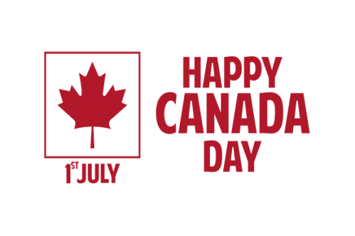 Realistic canada day illustration vector