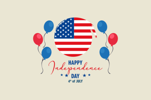 4th of july independence day illustration