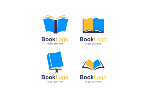 Set of book logo