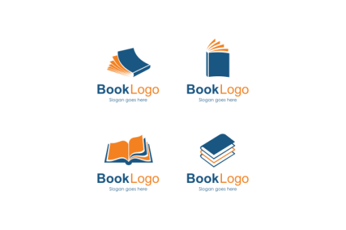 Set of book logo