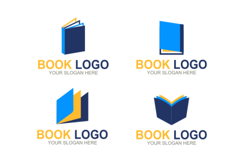 Set of book logo