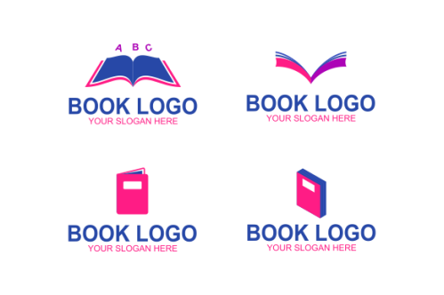 Set of book logo