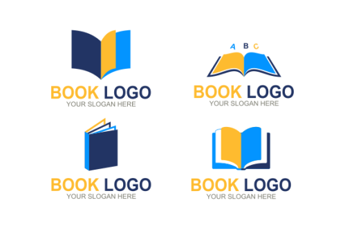 Set of book logo