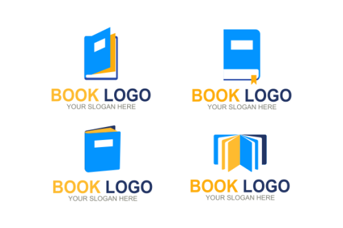 Set of book logo