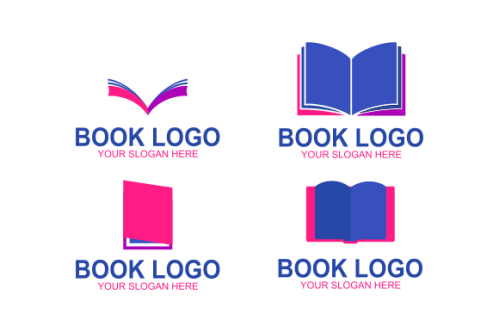 Set of book logo