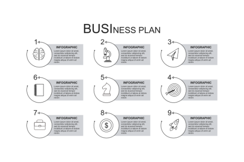 Infographic startup milestone design template concept illustration