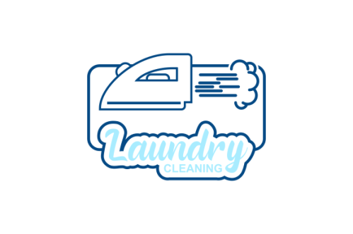 Laundry cleaning delicate logo vector