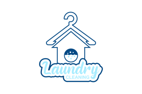 Laundry cleaning delicate logo vector