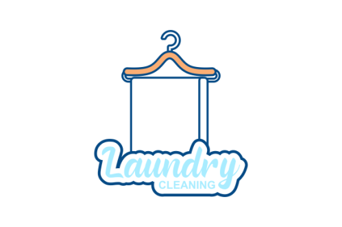 Laundry cleaning delicate logo vector