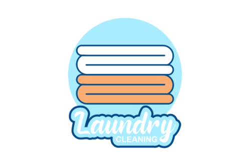 Laundry cleaning delicate logo vector