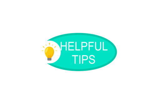 Helpful tips concept in flat style