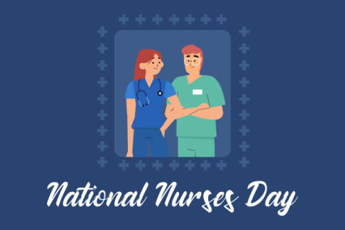 Flat national nurses day illustration vector