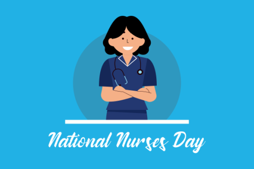 Flat national nurses day illustration vector