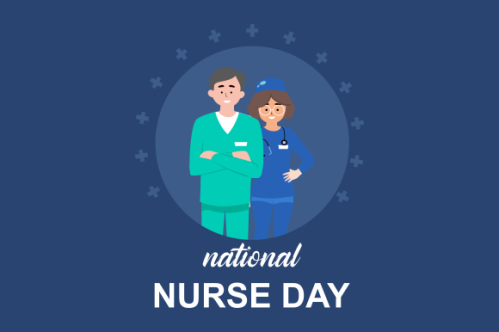 Flat national nurses day illustration vector