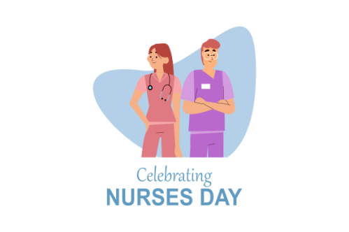 Flat national nurses day illustration vector