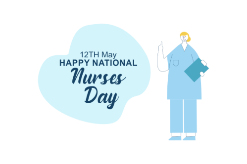 Flat national nurses day illustration vector