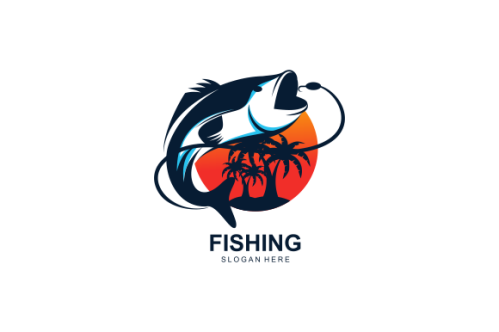 Fishing logo design ideas. Best logo